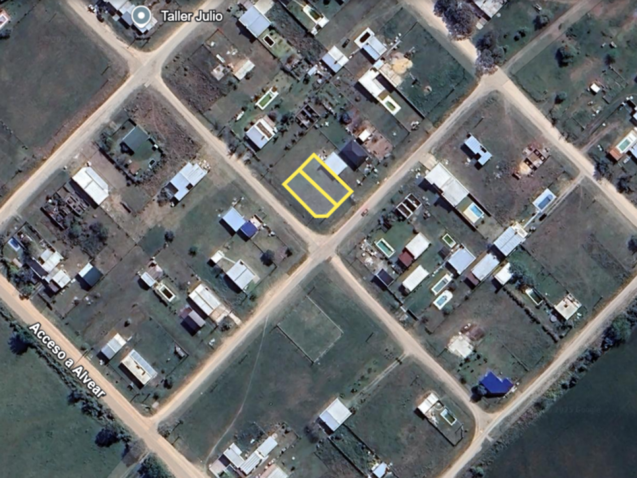 ¡Oportunidad en Alvear! Venta de 2 terrenos de 10x25 mts