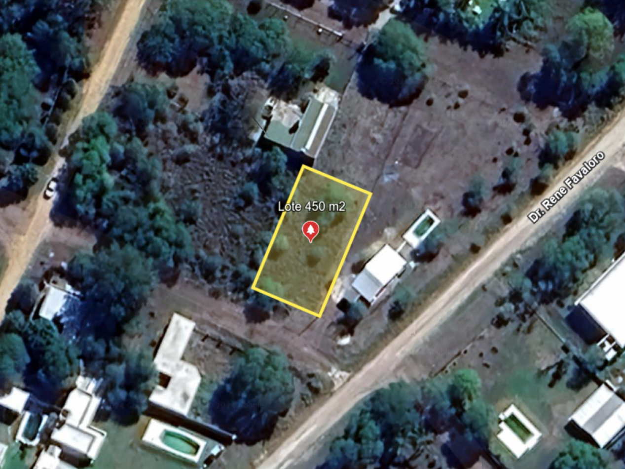 SE VENDE LOTE A METROS DE RENE FAVALORO EN SAUCE MONTRULL