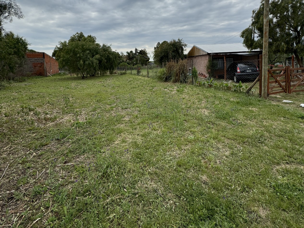 SE VENDE LOTE A METROS DE RENE FAVALORO EN SAUCE MONTRULL