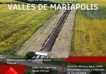 Lotes en venta en Parana - Urbanizacion cerrada en Zona Norte